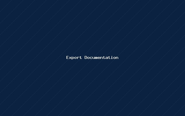 Export documentation
